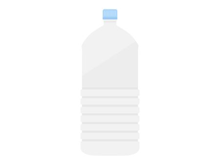 Empty pet bottle illustrationsのイラスト素材