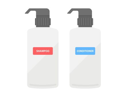 Shampoo and conditionerのイラスト素材