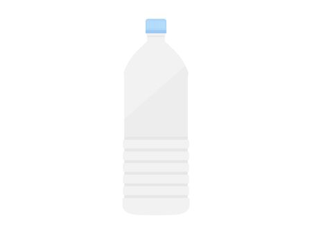 Empty pet bottle illustrationsのイラスト素材
