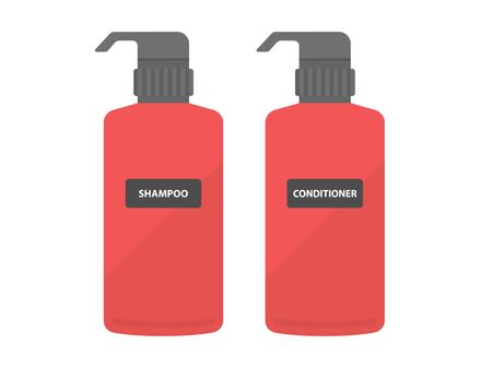 Shampoo and conditionerのイラスト素材
