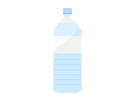 Illustration of water in a pet bottleのイラスト素材