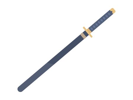 Illustration of Japanese swordのイラスト素材