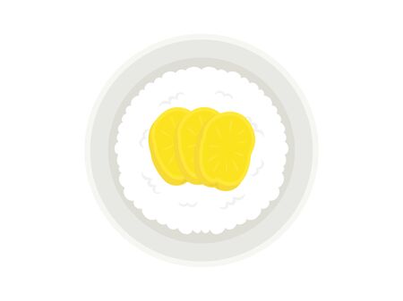 Illustration of rice with riceのイラスト素材