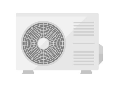 Air conditioner outdoor machine illustrationのイラスト素材