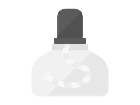 Illustration of alcohol lampのイラスト素材