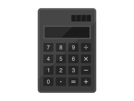 Illustration of the calculatorのイラスト素材