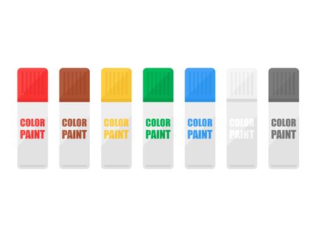 Paint Spray Can Illustrationsのイラスト素材