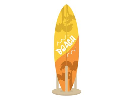 Surfboard Illustrationsのイラスト素材