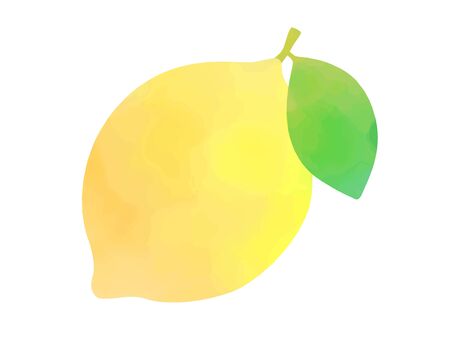 Lemon Watercolor Illustrationsのイラスト素材