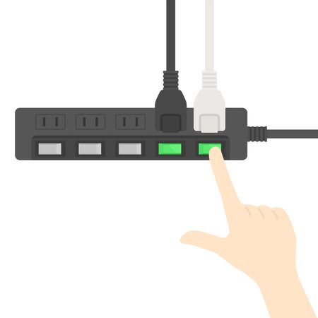 Power Strip Illustrationのイラスト素材