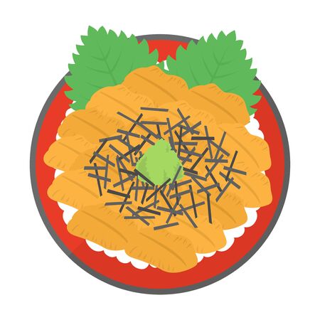 Illustration of rice bowlのイラスト素材