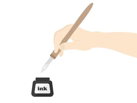 Cartoon G Pen Illustrationsのイラスト素材