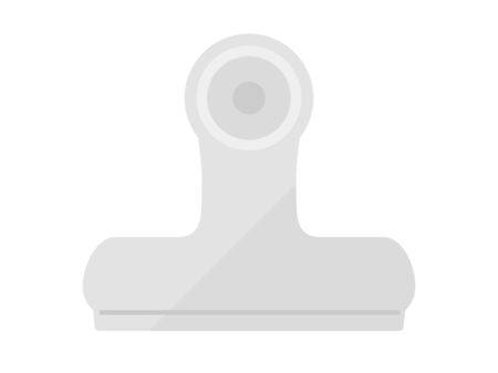 Metal Clip Illustrationsのイラスト素材