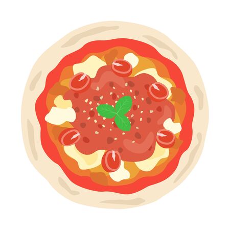 Meat Sauce Pizza Illustrationsのイラスト素材