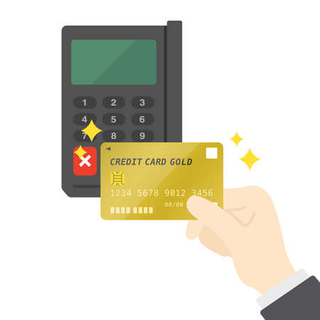 Illustration of credit card paymentのイラスト素材