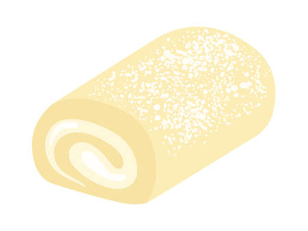 Roll Cake Illustrationsのイラスト素材
