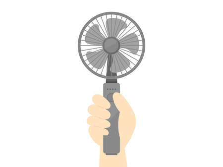 Handy Fan Illustrationsのイラスト素材