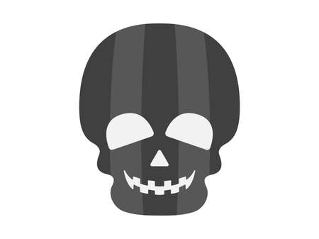 Illustration of skull characterのイラスト素材