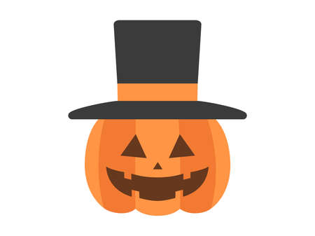 Illustration of pumpkin ghostのイラスト素材