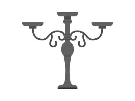 Illustration of a candle standのイラスト素材