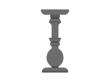 Illustration of a candle standのイラスト素材