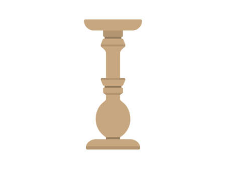 Illustration of a candle standのイラスト素材