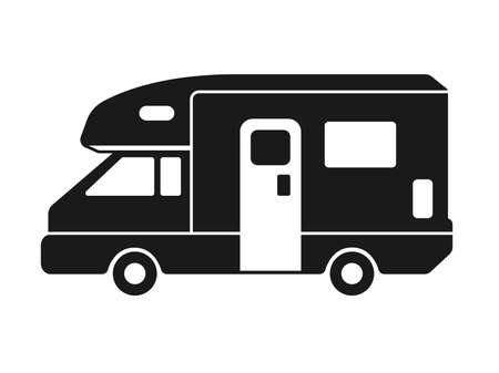 Camper icon illustrationのイラスト素材