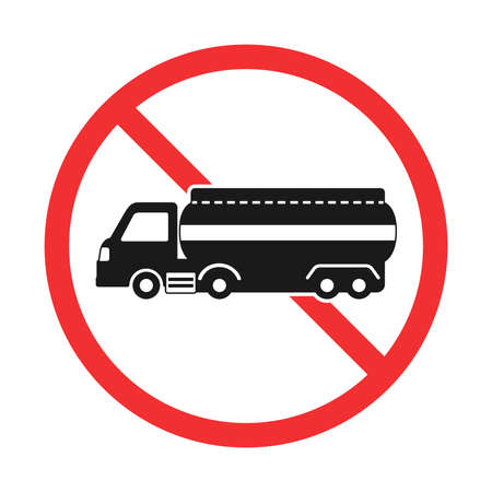 Illustration of the track prohibition markのイラスト素材