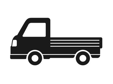 Light truck icon illustrationのイラスト素材
