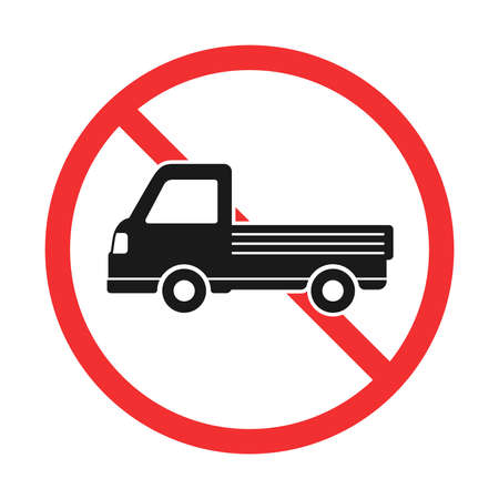 Illustration of the track prohibition markのイラスト素材