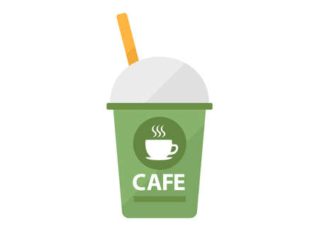 Illustration of a chilled cup drinkのイラスト素材