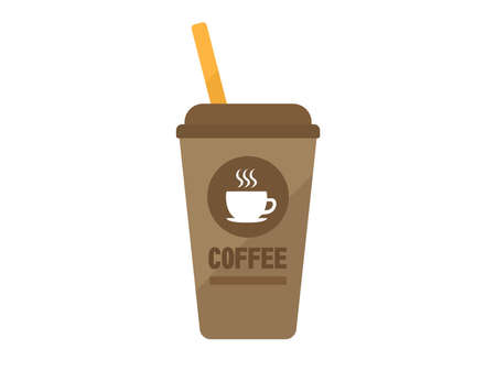 Illustration of chilled cup coffeeのイラスト素材