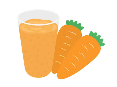 Carrot Juice Illustrationsのイラスト素材