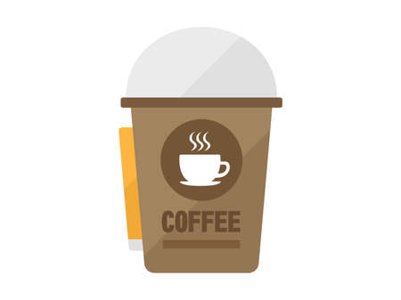 Illustration of chilled cup coffeeのイラスト素材