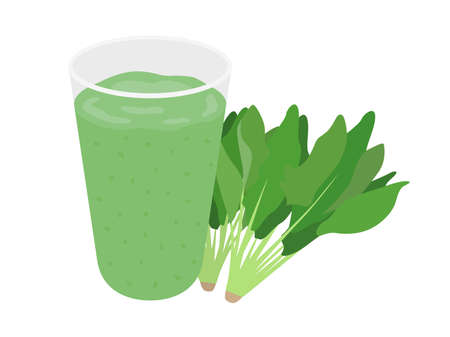 Green Smoothie Illustrationsのイラスト素材