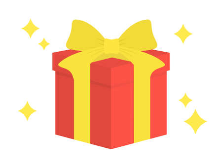 Illustration of a gift boxのイラスト素材