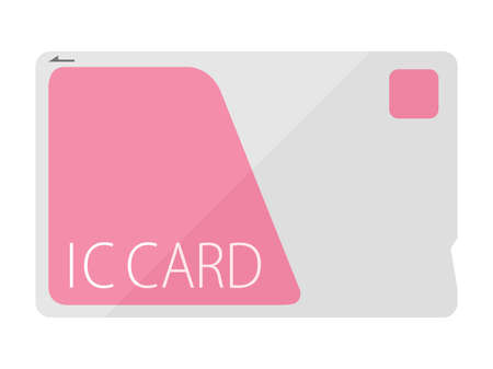 Illustration of IC cardのイラスト素材