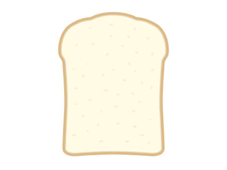 Illustration of mountain-shaped breadのイラスト素材