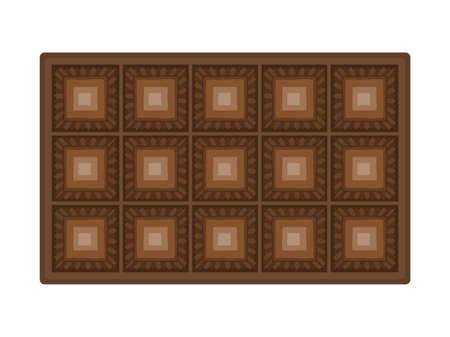 Illustration of chocolate sweets in a boxのイラスト素材