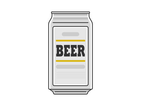 Illustration of canned beerのイラスト素材