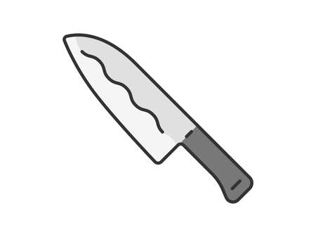 Kitchen Knife Illustration Kitchen Goodsのイラスト素材