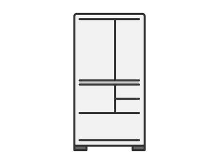 Refrigerator Illustration Kitchen Toyのイラスト素材