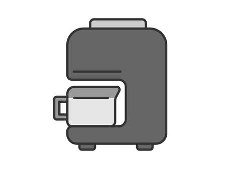 Coffee Maker Illustration Kitchen Goodsのイラスト素材