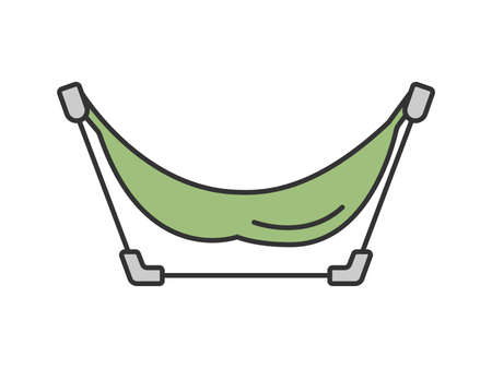 Illustration of a hammockのイラスト素材