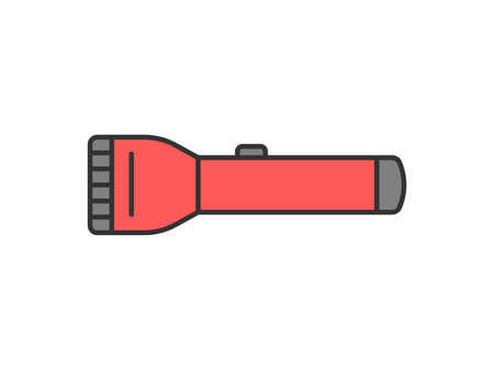 Illustration of a flashlightのイラスト素材