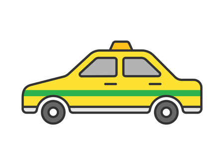 Taxi Illustrationsのイラスト素材