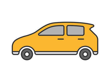 Illustration of ordinary carのイラスト素材