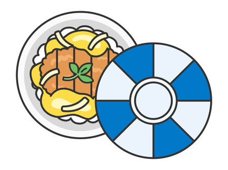 Illustration of katsudonのイラスト素材