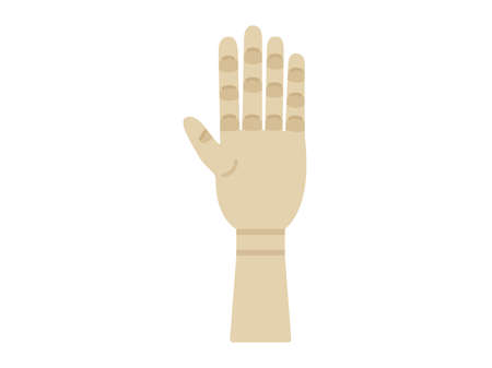 Illustration of hand model for drawingのイラスト素材