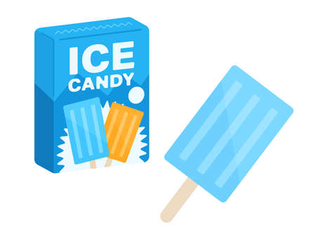 Illustration of ice candyのイラスト素材